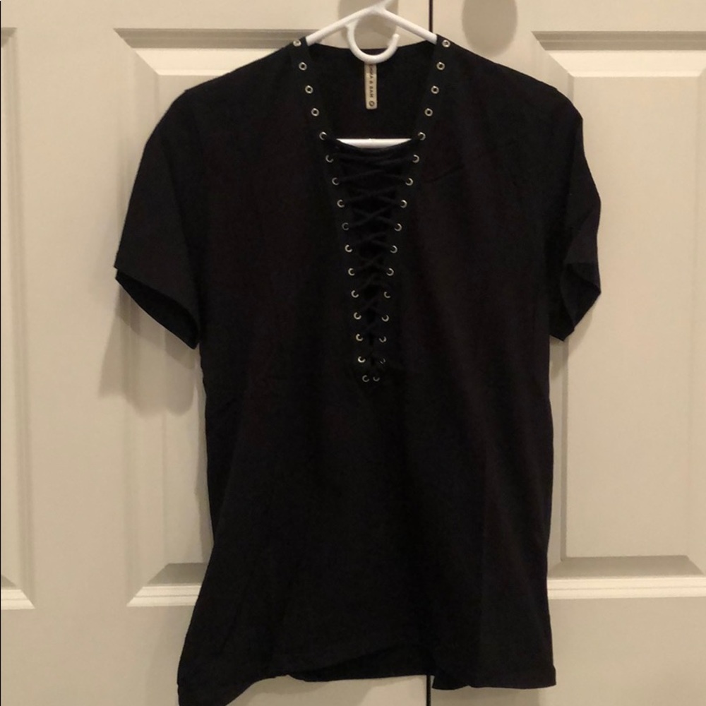 Emma & Sam Black t shirt from LF